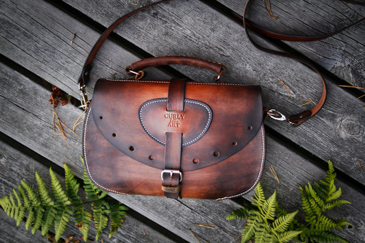 Handbag women leather/saddle bag leather/leather shoulder bag women/personalized leather bag/crossbody bag women leather