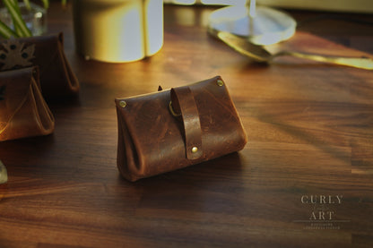Minimalistisk plånbok med bältesögla